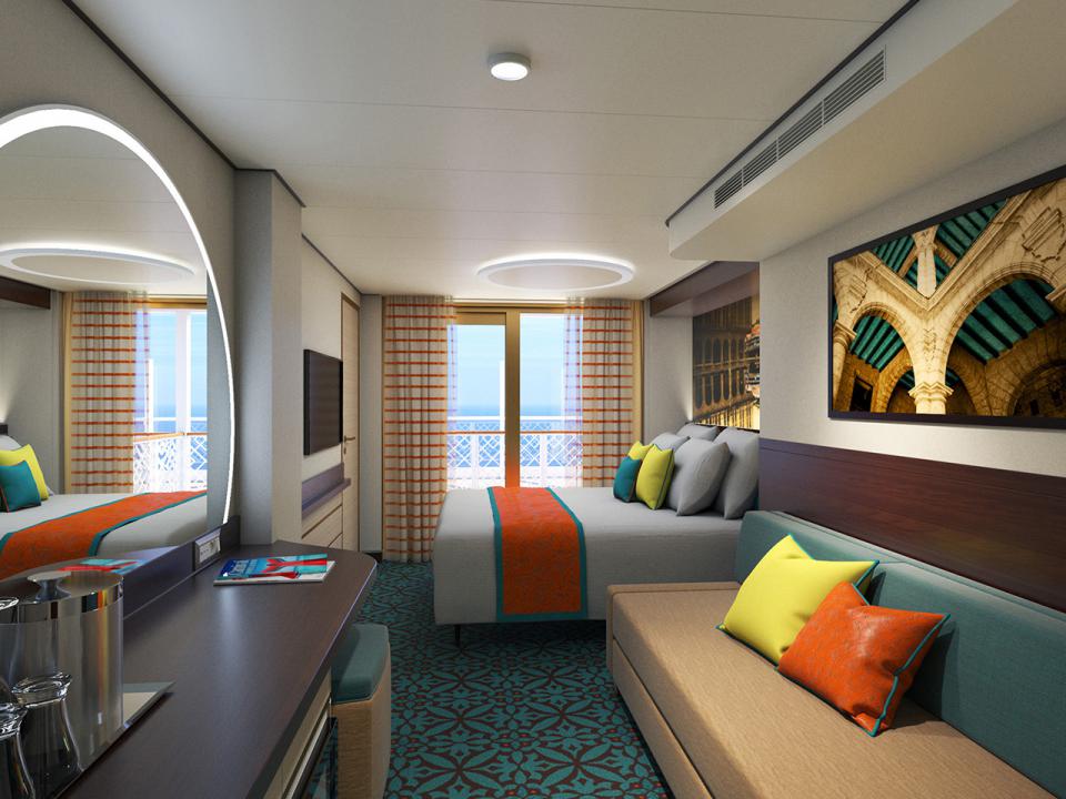 Havana Cabana Balcony Stateroom