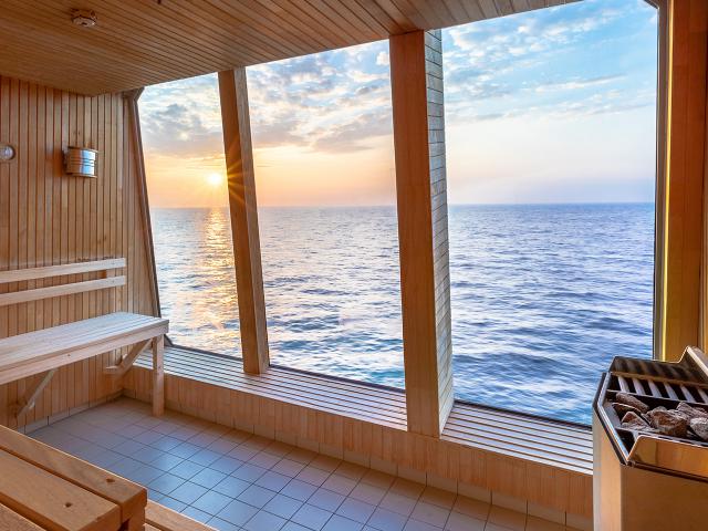 MS Polarlys - Sauna