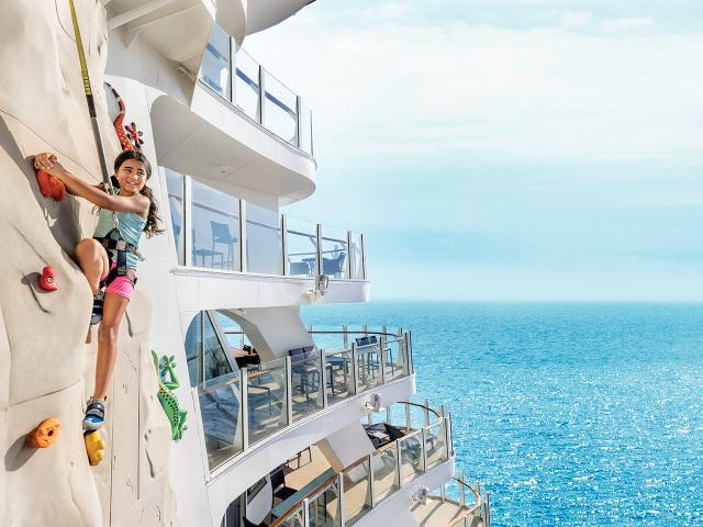 Oasis of the Seas - Rock Climbing Wall