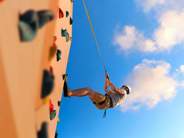 Ovation of the Seas - Rock Climbing Wall