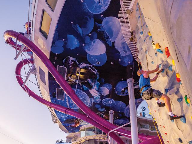 Wonder of the Seas - Rock Climbing Wall