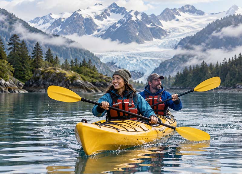 Outdoor adventure in Alaska