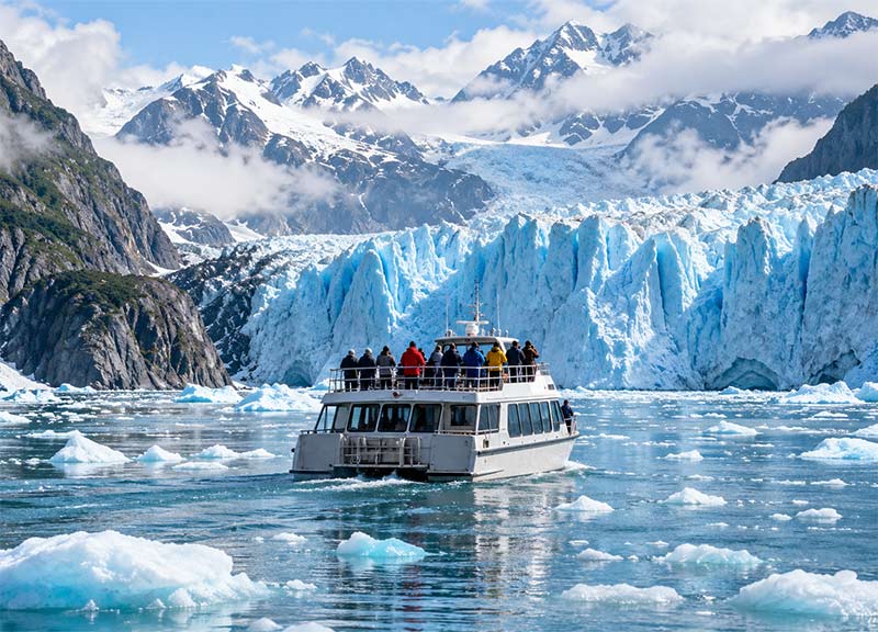 Glacier tour in Alaska