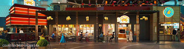 New Pan-Asian dining concept set to launch on board MSC World Asia inspired by Southeast Asia’s vibrant street food scene New Pan-Asian dining concept set to launch on board MSC World Asia inspired by Southeast Asia’s vibrant street food scene