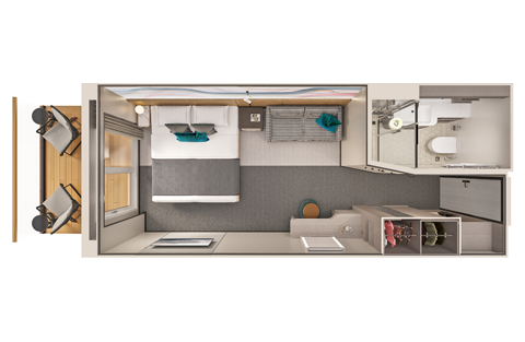 Sail Away Balcony Stateroom (Guarantee)