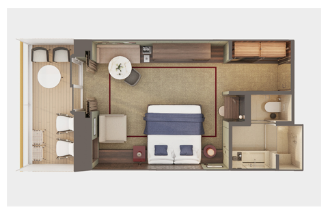 The Haven Penthouse with Balcony