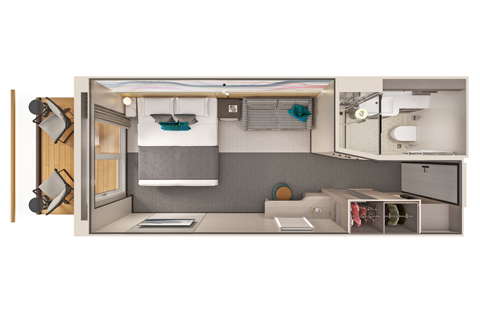 Sail Away Club Balcony Suite (Guarantee)