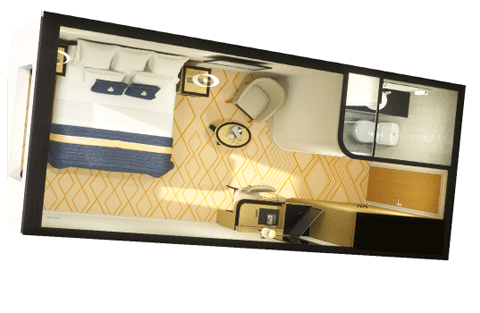 Britannia Inside Stateroom with Atrium View