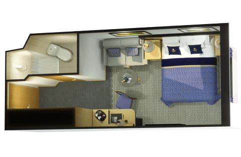 Brittania Oceanview Stateroom
