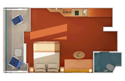 Premium Balcony Stateroom