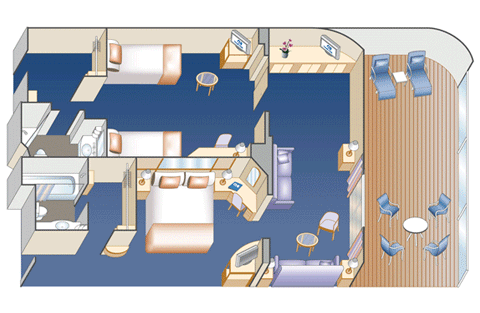 Family Suite with Balcony