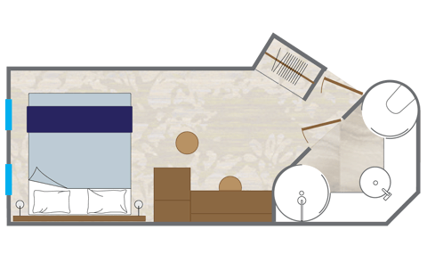 Deluxe Oceanview Stateroom