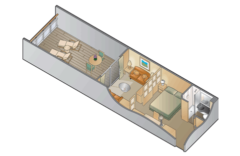 Family Ocean View Stateroom with Verandah