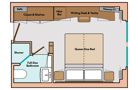 Avalon Deluxe Stateroom