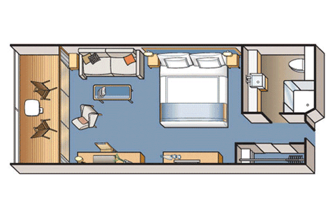 Penthouse Veranda Stateroom