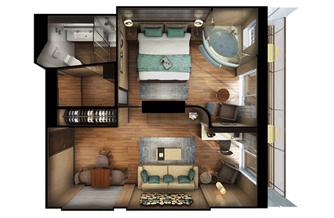 The Haven Deluxe Spa Suite with Balcony