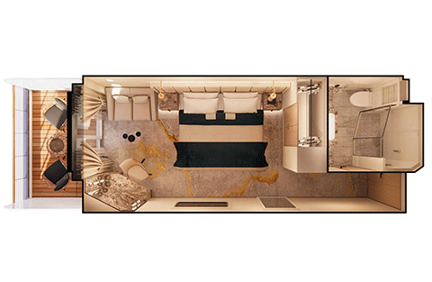 Double Guest Room with Veranda