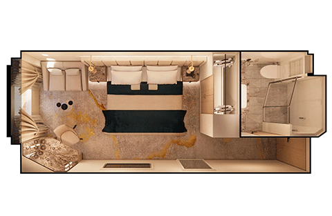 Single Guest Room with Ocean View