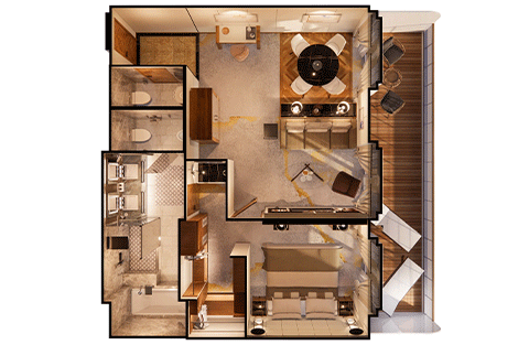 Junior Crystal Penthouse Suite