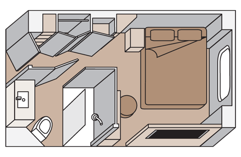 Single Ocean View Stateroom