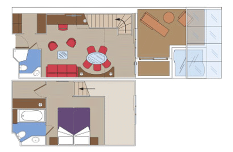 Yacht Club Duplex Suite with Jacuzzi