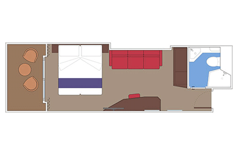 Deluxe Balcony Stateroom