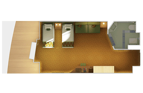 Cloud 9 Spa Ocean View Stateroom