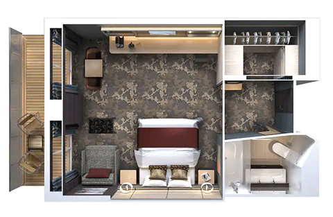 The Haven Penthouse Suite with Balcony