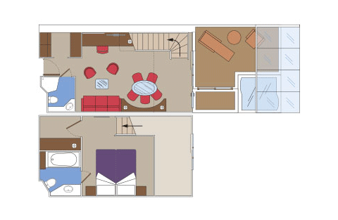 Yacht Club Duplex Suite with Jacuzzi