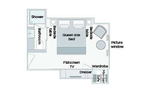 Emerald Riverview Stateroom
