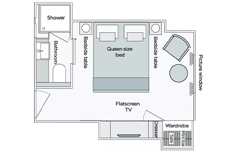Emerald Riverview Stateroom