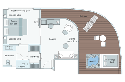 Owner's One-Bedroom Suite