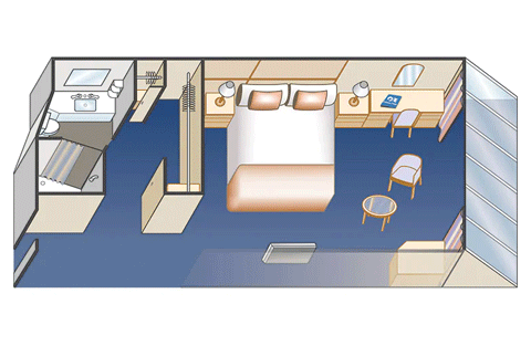 Deluxe Oceanview Stateroom