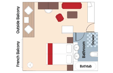 Balcony Stateroom