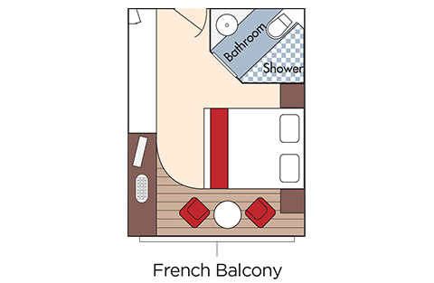 French Balcony Stateroom