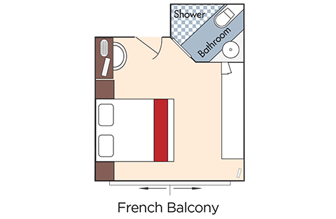 French Balcony Stateroom