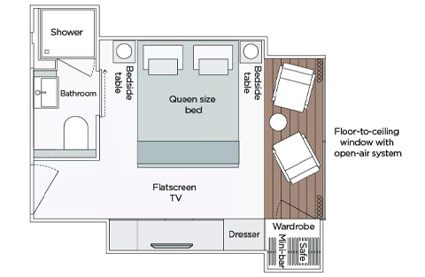 Emerald Panorama Balcony Suite 
