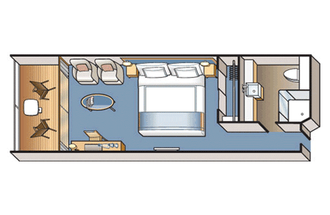 Deluxe Veranda Stateroom