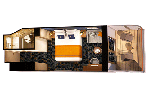 Club Balcony Stateroom