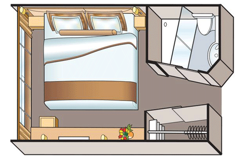 French Balcony Stateroom