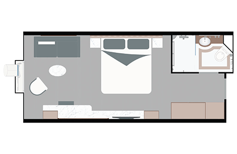 Aurora Twin Share Stateroom