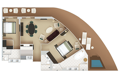 Concierge 1-Story Royal Suite with Verandah