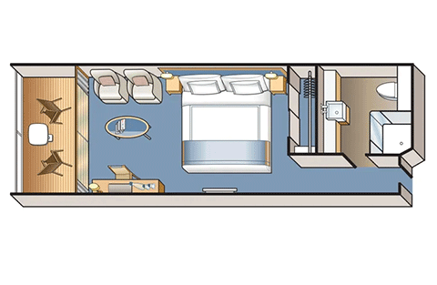 Deluxe Veranda Stateroom