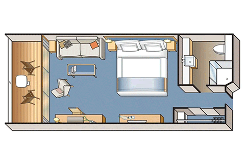 Penthouse Veranda Stateroom
