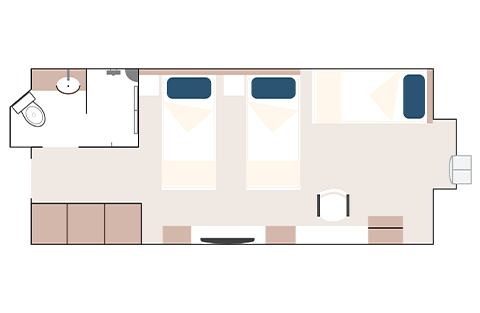 Aurora Triple Stateroom