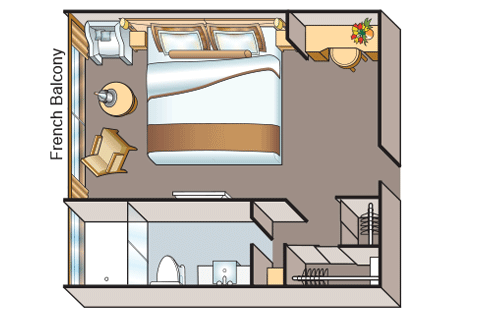 French Balcony Stateroom