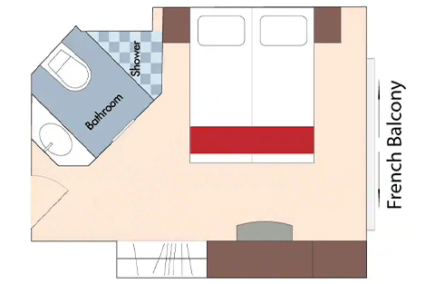 French Balcony Stateroom