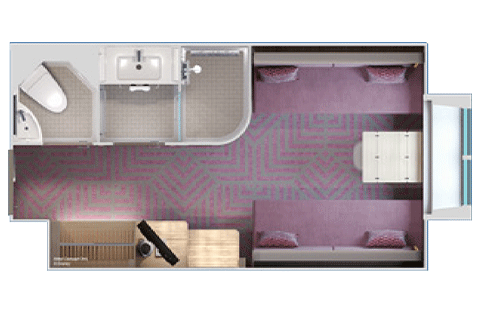 Standard Oceanview Stateroom