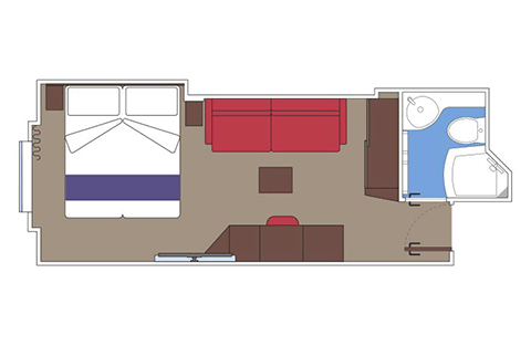 Studio Ocean View Stateroom