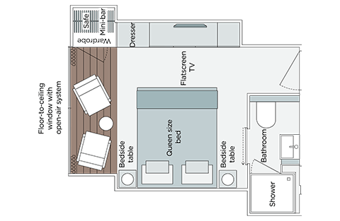 Emerald Panorama Balcony Suite 